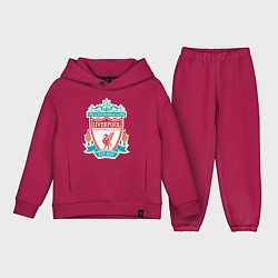 Детский костюм оверсайз Liverpool FC, цвет: маджента