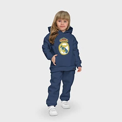 Детский костюм оверсайз Real Madrid FC, цвет: тёмно-синий — фото 2