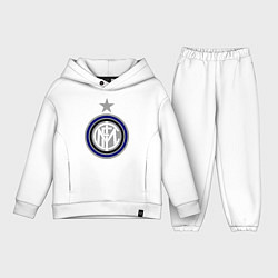 Детский костюм оверсайз Inter FC, цвет: белый