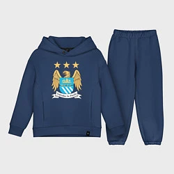 Детский костюм оверсайз Manchester City FC, цвет: тёмно-синий