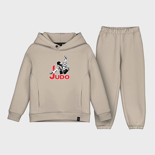 Детский костюм оверсайз Judo Master / Миндальный – фото 1
