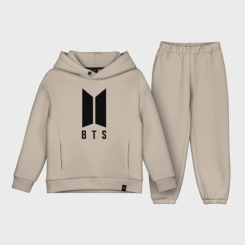 Детский костюм оверсайз BTS J-HOPE / Миндальный – фото 1