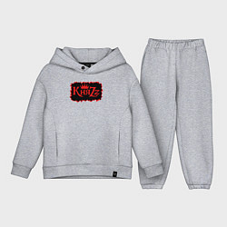 Детский костюм оверсайз Князь Анархия спина, цвет: меланж