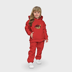 Детский костюм оверсайз ОАЭ Дубаи, цвет: красный — фото 2