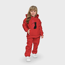 Детский костюм оверсайз Айкидо, цвет: красный — фото 2