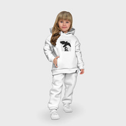 Детский костюм оверсайз Масло Черного Тмина, цвет: белый — фото 2