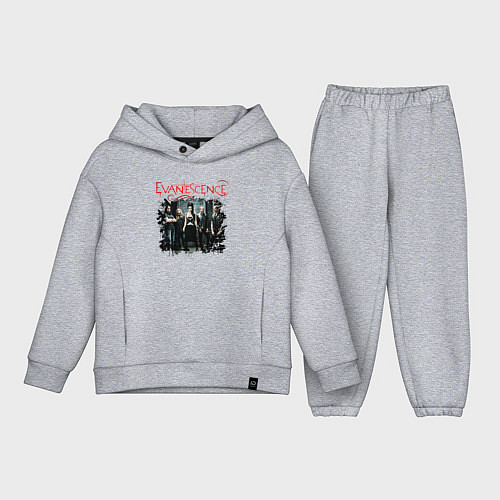 Детский костюм оверсайз Evanescence / Меланж – фото 1
