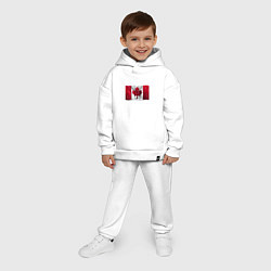Детский костюм оверсайз Канада, цвет: белый — фото 2