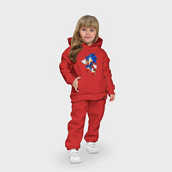 Детский костюм оверсайз Sonic, цвет: красный — фото 2