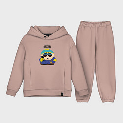 Детский костюм оверсайз South Park Картман, цвет: пыльно-розовый