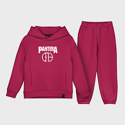 Детский костюм оверсайз Pantera, цвет: маджента