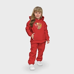 Детский костюм оверсайз LOVE RUSSIA, цвет: красный — фото 2