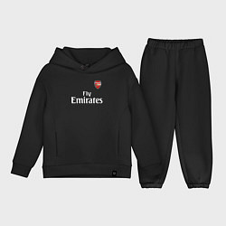 Детский костюм оверсайз ARSENAL, цвет: черный