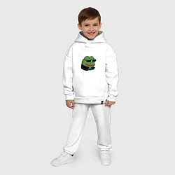 Детский костюм оверсайз Pepe в очках EZ, цвет: белый — фото 2