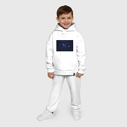 Детский костюм оверсайз Pacman, цвет: белый — фото 2