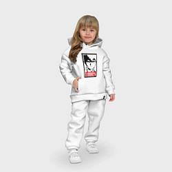 Детский костюм оверсайз Mob psycho 100 Z, цвет: белый — фото 2