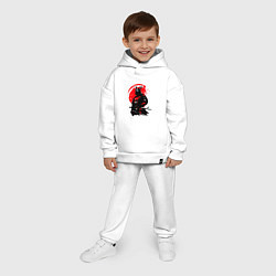 Детский костюм оверсайз САМУРАЙ, цвет: белый — фото 2