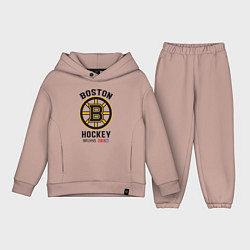 Детский костюм оверсайз BOSTON BRUINS NHL, цвет: пыльно-розовый