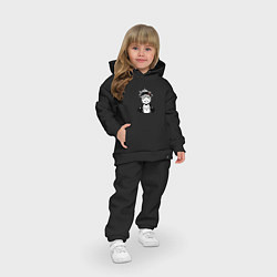 Детский костюм оверсайз Черный клевер, Аста, цвет: черный — фото 2