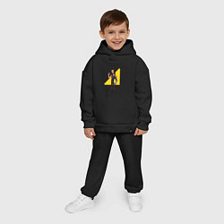 Детский костюм оверсайз Джонни Сильверхенд, цвет: черный — фото 2