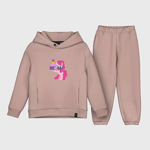 Детский костюм оверсайз My Little Pony Pinkie Pie / Пыльно-розовый – фото 1