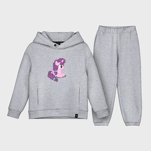 Детский костюм оверсайз Pony Pink Mammal Purple - Litt / Меланж – фото 1