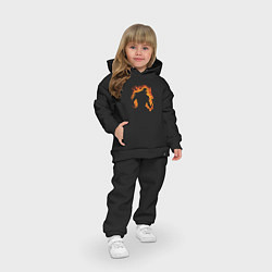 Детский костюм оверсайз ЗВЕРОПОДОБНЫЙ ТИТАН ЗИК, цвет: черный — фото 2