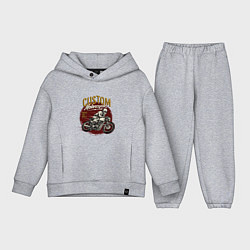 Детский костюм оверсайз Ретро мотоцикл, цвет: меланж