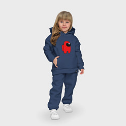Детский костюм оверсайз AMONG US POP IT, цвет: тёмно-синий — фото 2
