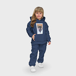 Детский костюм оверсайз Брутальный Гаррус, цвет: тёмно-синий — фото 2