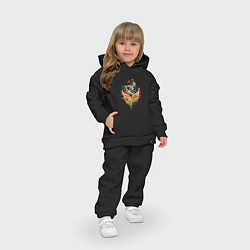 Детский костюм оверсайз Железная фея, цвет: черный — фото 2