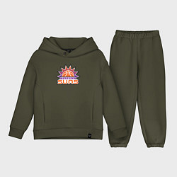Детский костюм оверсайз Phoenix Suns, цвет: хаки