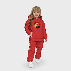 Детский костюм оверсайз Pac-Man, цвет: красный — фото 2