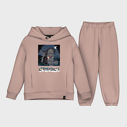 Детский костюм оверсайз Amlie Poulain Амели ночь гном, цвет: пыльно-розовый