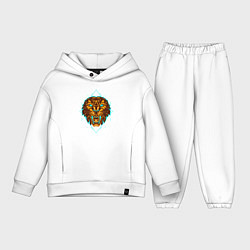 Детский костюм оверсайз Magic Tiger, цвет: белый