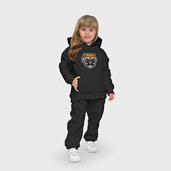Детский костюм оверсайз Tiger Head, цвет: черный — фото 2