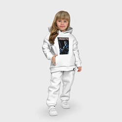 Детский костюм оверсайз Арнольд Шварценеггер, цвет: белый — фото 2