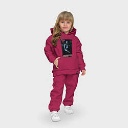 Детский костюм оверсайз Terminator JD, цвет: маджента — фото 2