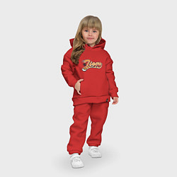Детский костюм оверсайз Super Tigers, цвет: красный — фото 2