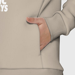 Детский костюм оверсайз Arctic Monkeys, рок, цвет: миндальный — фото 2