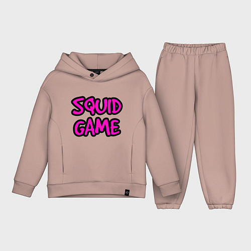 Детский костюм оверсайз Squid Game Pinker / Пыльно-розовый – фото 1