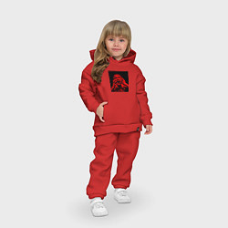 Детский костюм оверсайз LOVV66 ФИЗИКАЛ ПЭЙН, цвет: красный — фото 2
