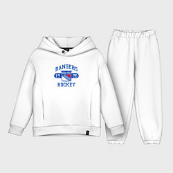 Детский костюм оверсайз Нью Йорк Рейнджерс, New York Rangers, цвет: белый