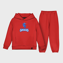 Детский костюм оверсайз Tennessee smokies - baseball team, цвет: красный