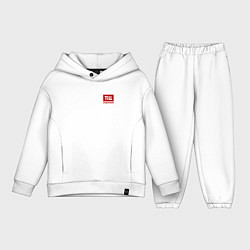 Детский костюм оверсайз TILL LINDEMANN NEW LOGO, цвет: белый