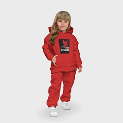 Детский костюм оверсайз WATCH DOGS LEGION PIGGY MASK, цвет: красный — фото 2