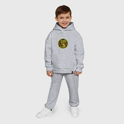 Детский костюм оверсайз Кобра Кай Большое Лого, цвет: меланж — фото 2
