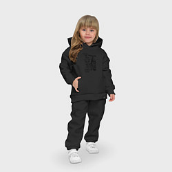 Детский костюм оверсайз Из всех путей, которые вы выбираете в жизни, убеди, цвет: черный — фото 2