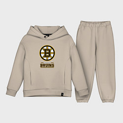 Детский костюм оверсайз Boston Bruins , Бостон Брюинз, цвет: миндальный