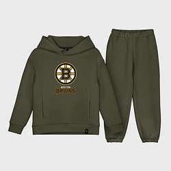 Детский костюм оверсайз Boston Bruins , Бостон Брюинз, цвет: хаки